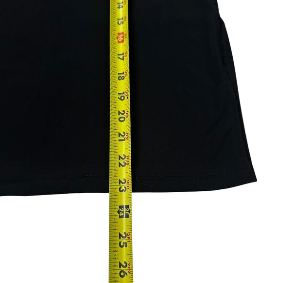 Vol 1 Black Vintage Side Slits Mini Skirt Women's Size Large | 62-39-2 - Picture 4 of 5